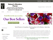 Tablet Screenshot of coquitlamflowers.com